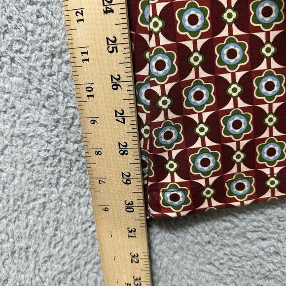 Anthropologie Maeve Mid-Rise Flare Stretch Pants Size 0 Cottage Boho Hippie - Picture 6 of 11